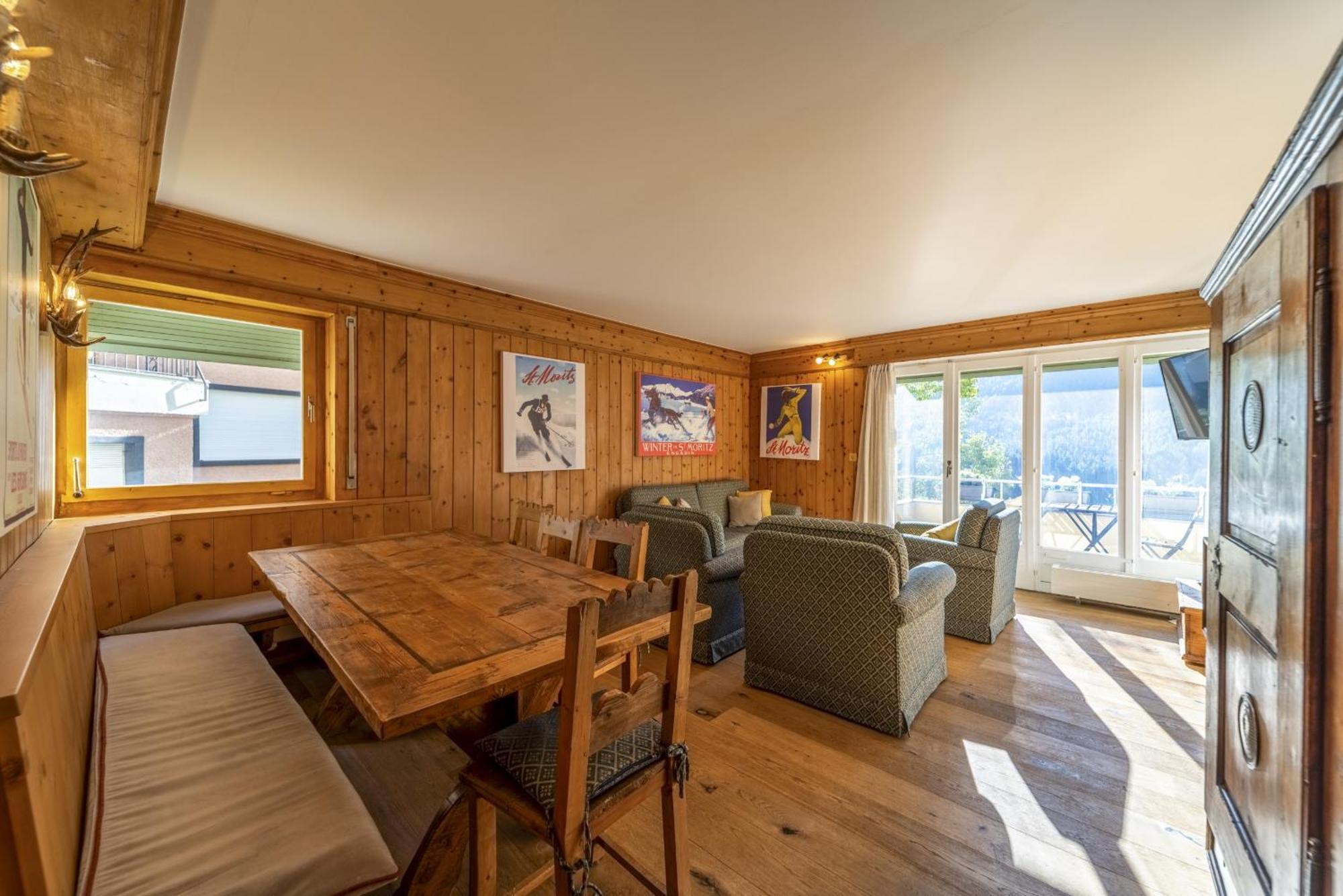 Chesa Bellavista - St. Moritz Apartment Bagian luar foto