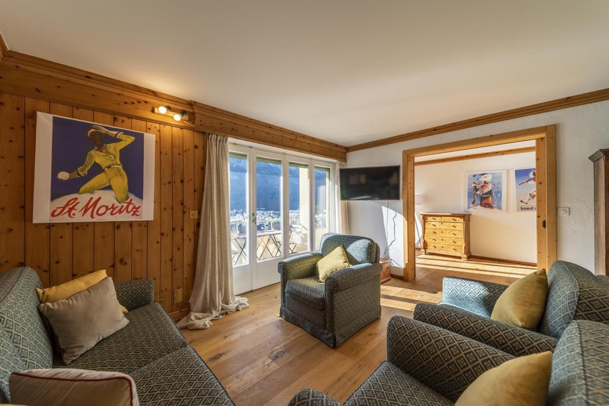 Chesa Bellavista - St. Moritz Apartment Bagian luar foto